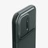 ACS06599 - iPhone 15 Pro Max Case Optik Armor (MagFit) in black showing the back with lens slot open